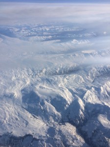 Iceland from 37,000 feet