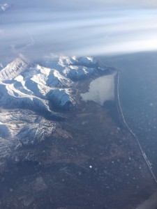 Iceland from 37,000 feet