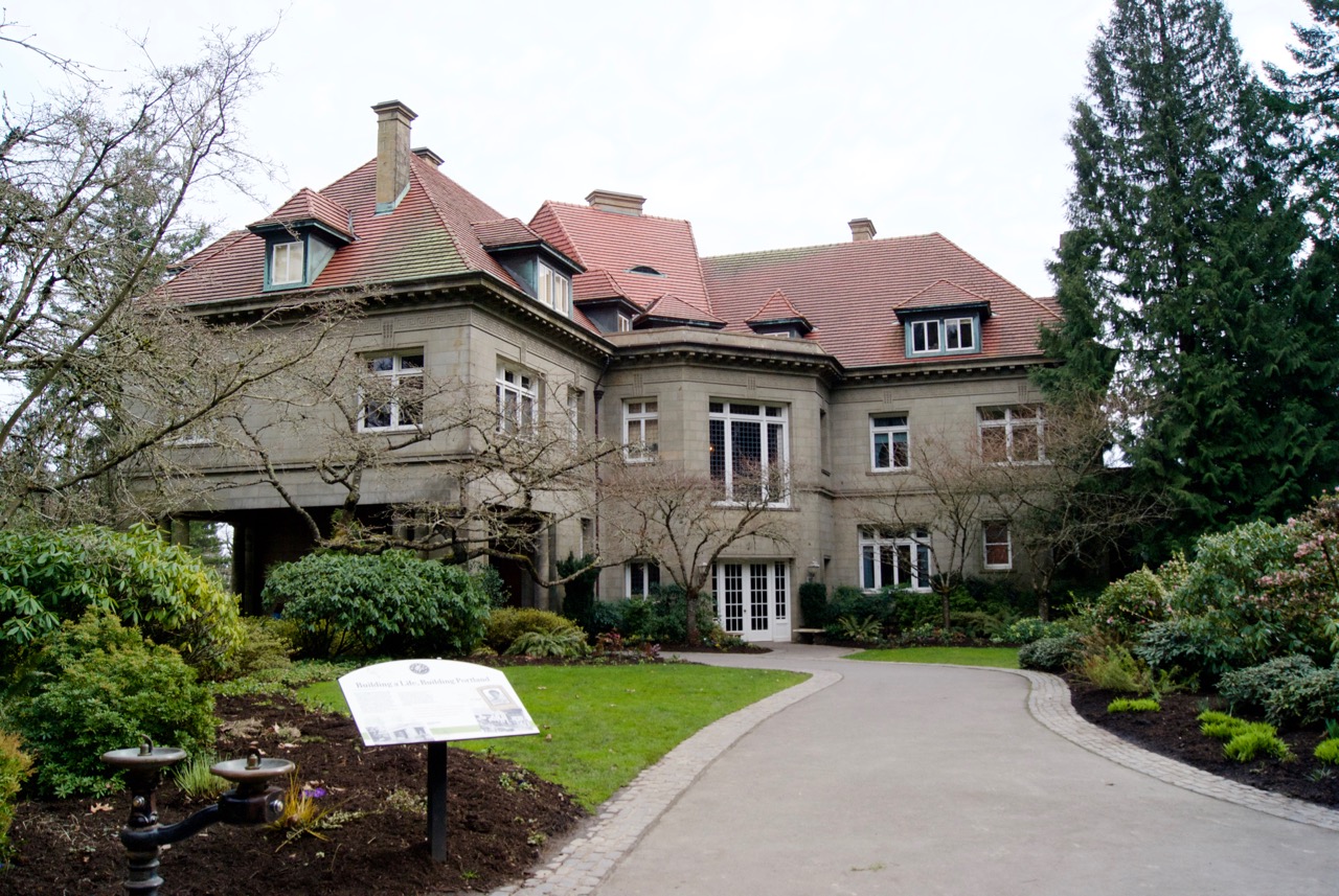 Pittock Mansion (rear approach)