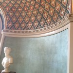 Ornate Moorish style ceiling in the Pittock Mansion Smoking Room