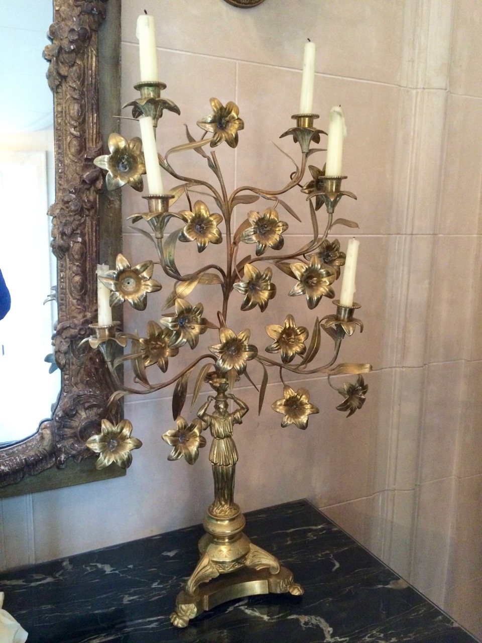 Pittock Mansion candelabra