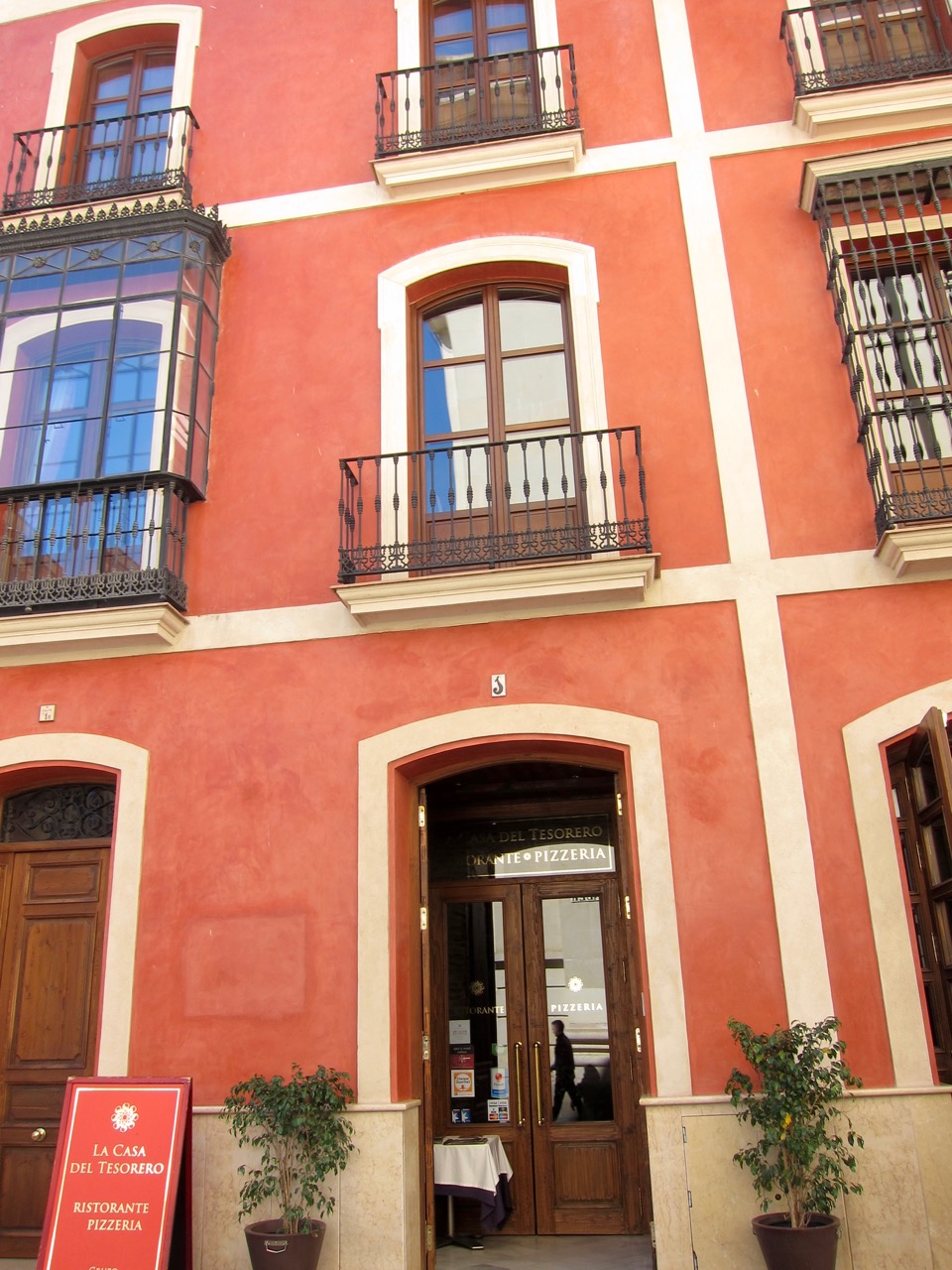 Seville building in typical colors