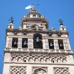 top of Giralda, bell tower of Sevilla's Cathedral