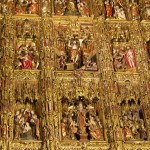 detail of the main altar inside Sevilla's Cathedral