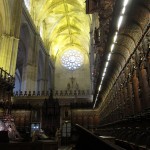 inside Sevilla's Cathedral