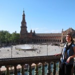 me in Plaza España, Sevilla