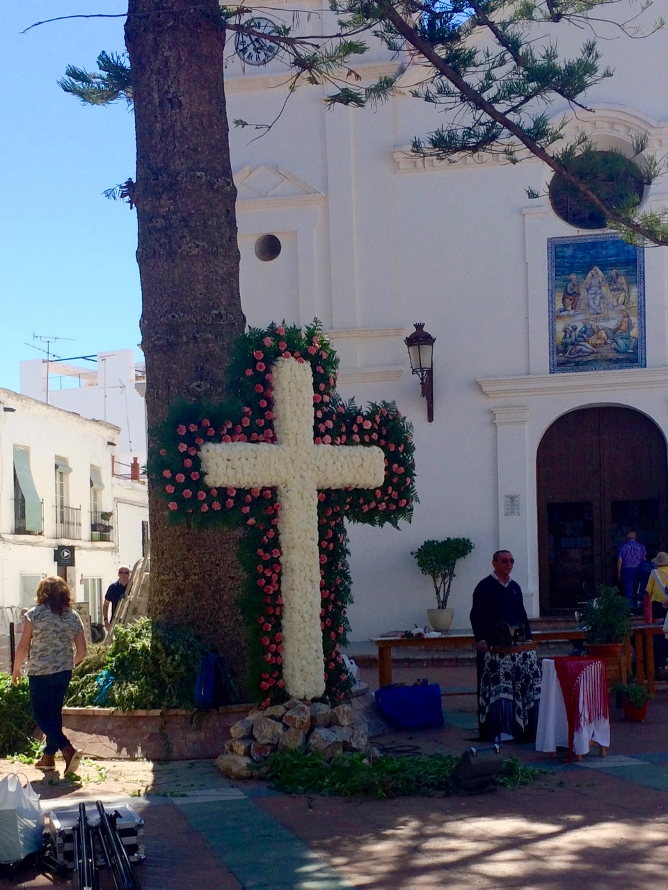 Cross for Dia de la Cruz (Nerja)