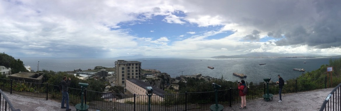 Panaroma from the Rock of Gibraltar