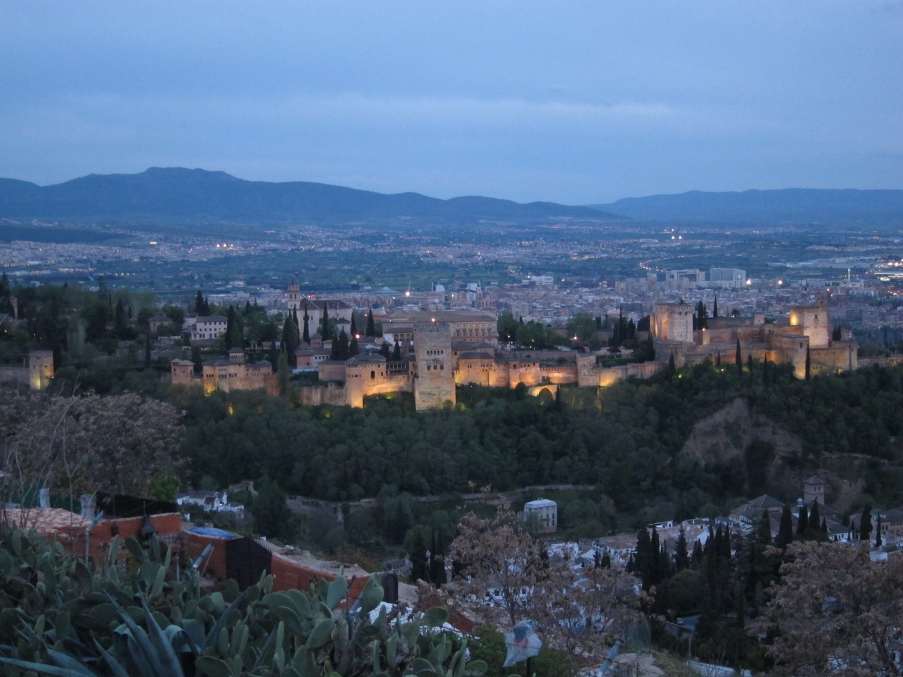 Alhambra at Sunset