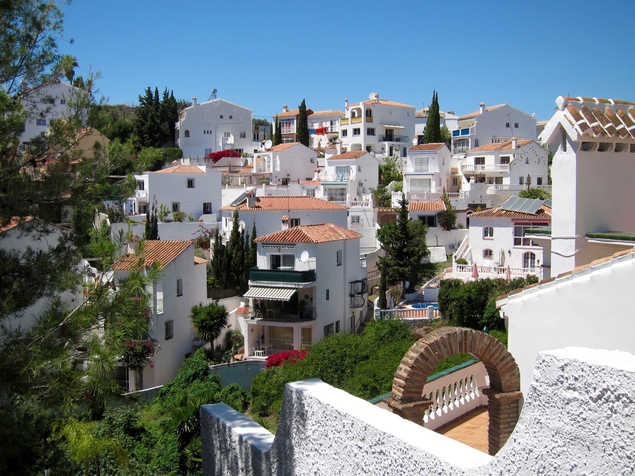 Approaching Nerja from the Road