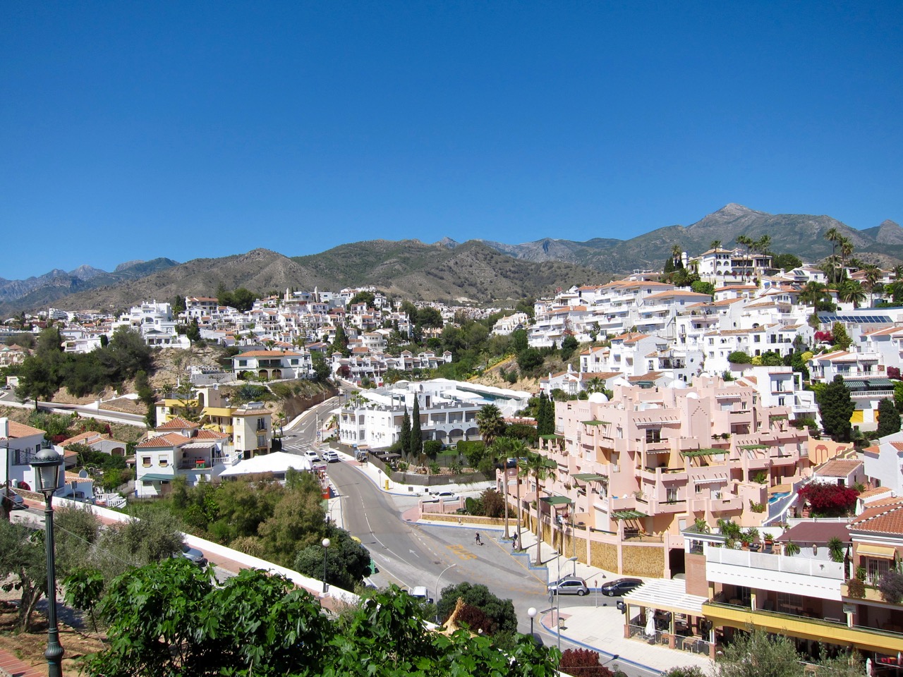 Approaching Nerja from the Road