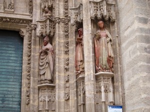 Sevilla Cathedral Statues