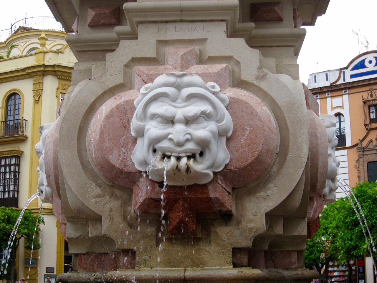 Fountain Face by the Cathedral