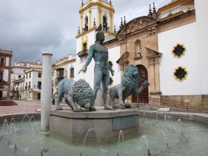 Hercules Fountain in Plaza del Socorro