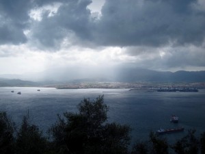 Light and Shadow Over Bay of Gibraltar