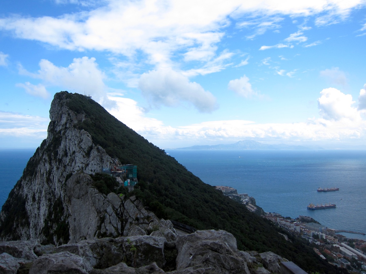 Africa Subtly Peeking From Behind the Rock