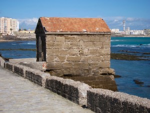 Stone Hut on Walkway to Castillo de San Sebastián