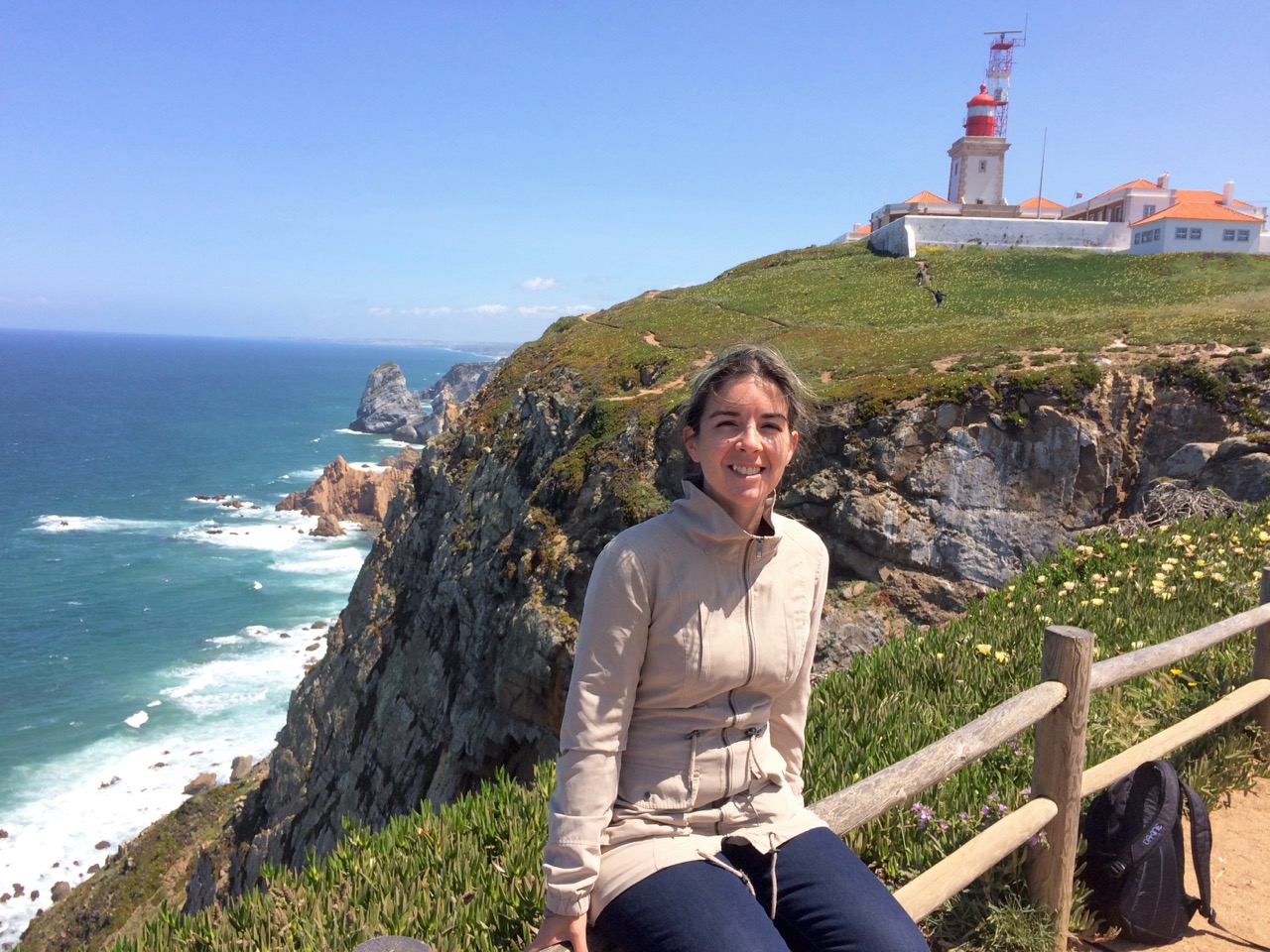 Sitting near the Cabo da Roca Lighthouse