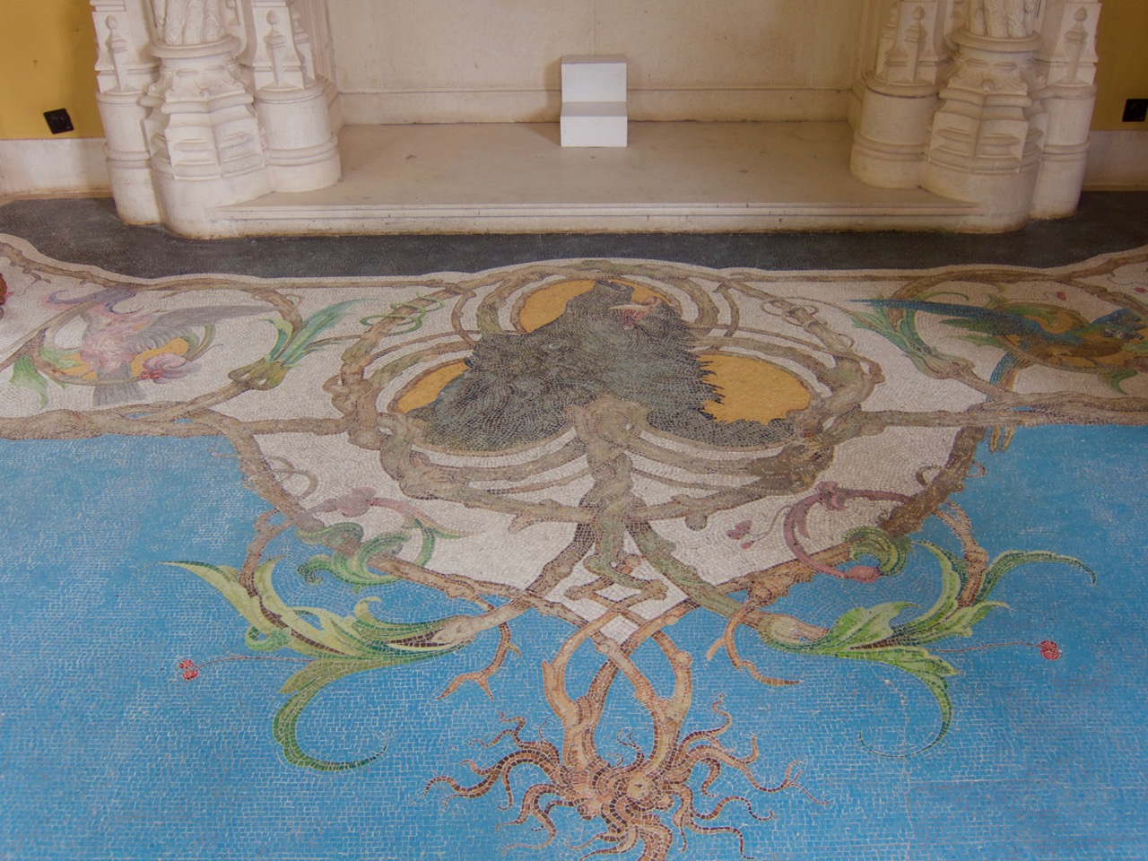 Hunting Room Floor Mosaic