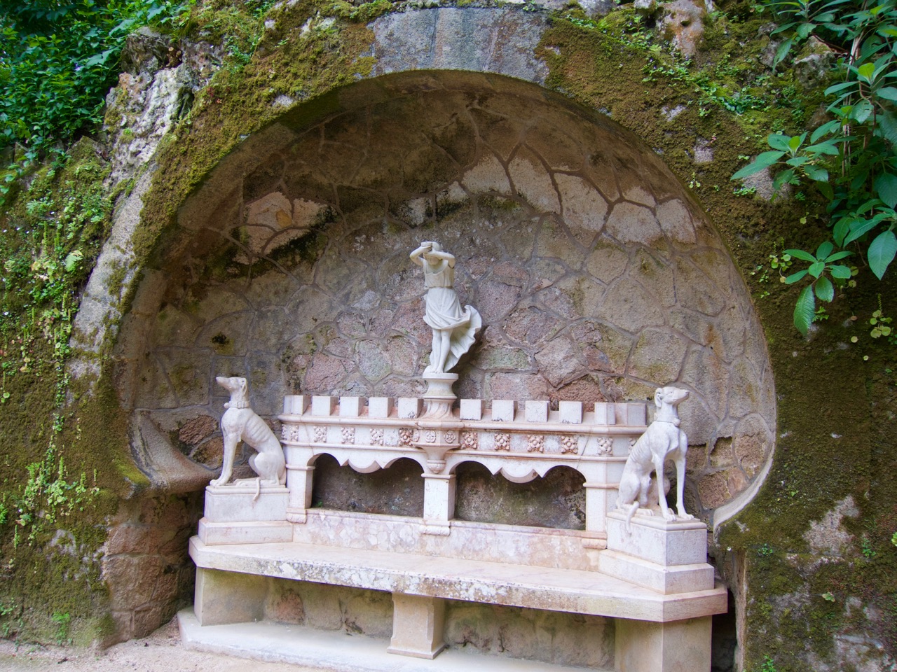 Bench near Balnearium Fountain