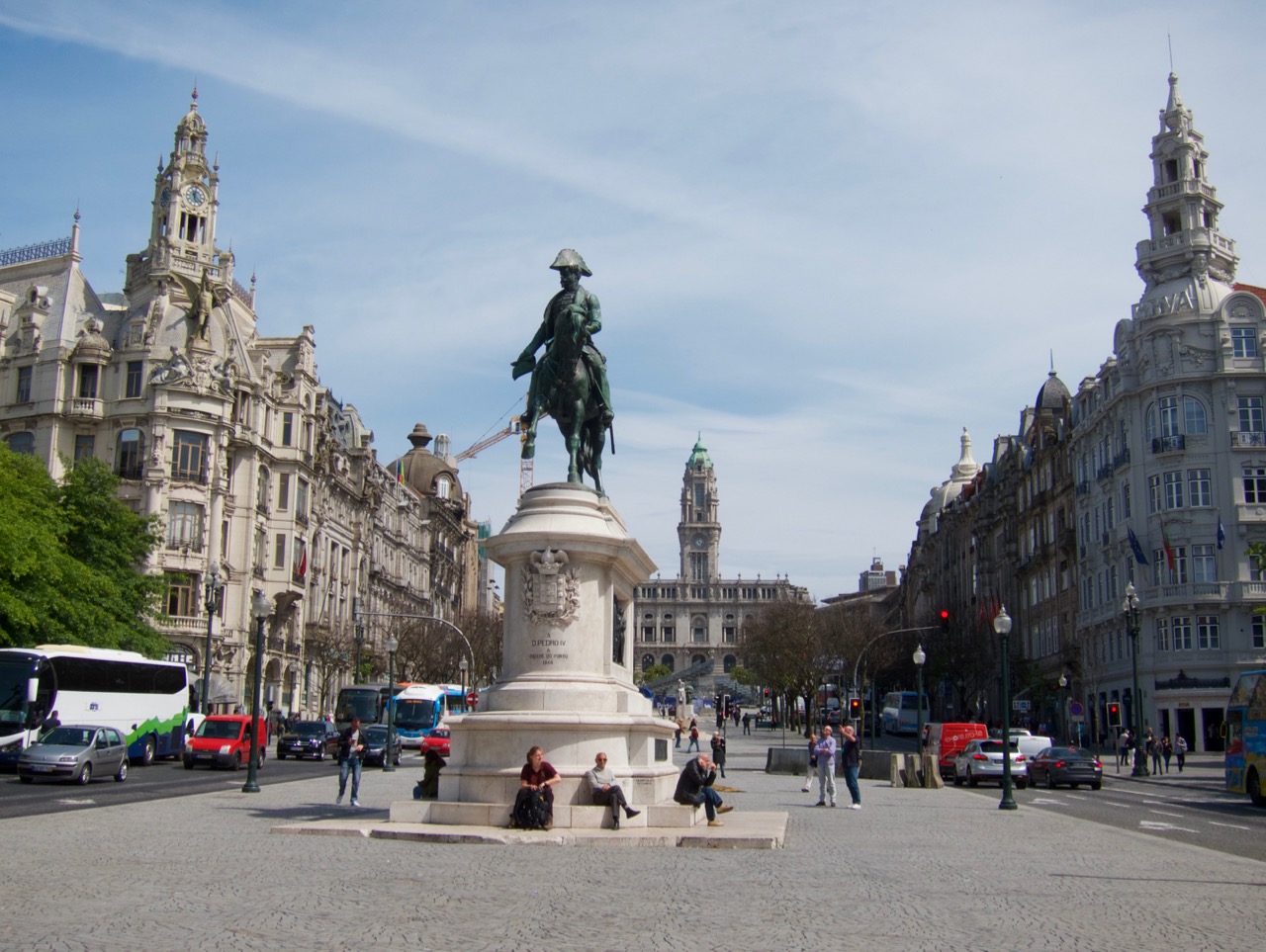 King Pedro IV in Praça da Liberdade