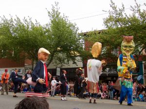 Trump and the Parade Puppets